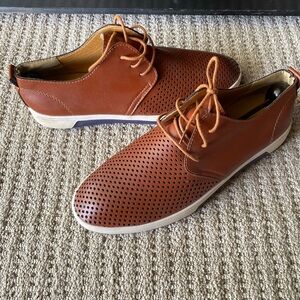 Classic Brown Leather Men's casual shoes